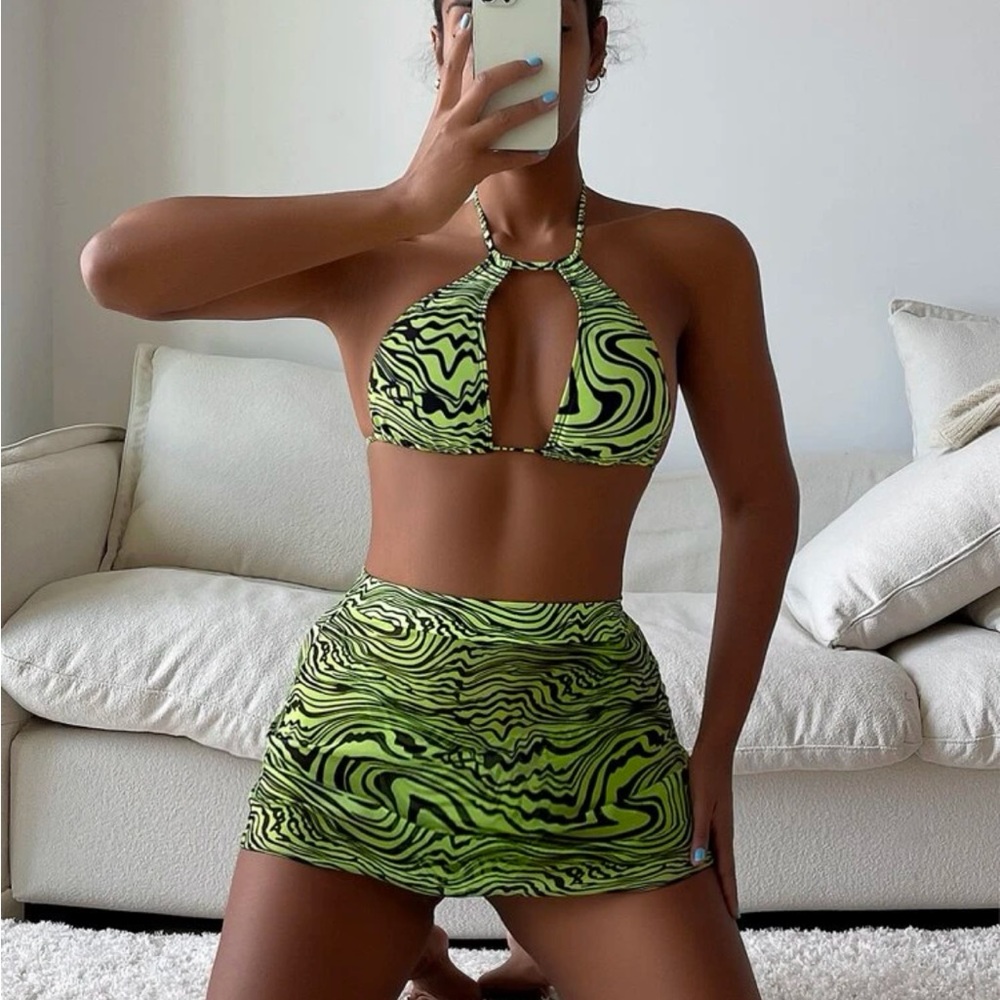 Shein bikini set/ rave outfit